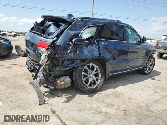 2021 Jeep Grand Cherokee Summit with VIN 1C4RJFJT8MC549174, listed as a Copart auction lot 68284044 with 41,279 mi miles and Salvage Title. Bid and sale history available at carsss.com. Image 3.
