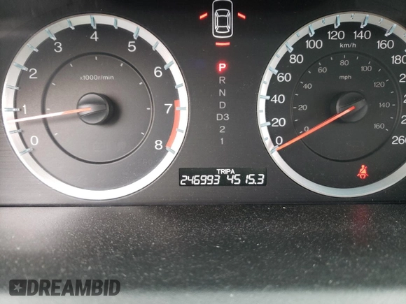 2011 Honda Accord EX-L с VIN 1HGCP3F80BA800142, выставлен на аукционе Copart как лот 35633982 с пробегом 246 993 миль миль и Чистый • Clean title. История ставок и продаж доступна на DreamBid. Изображение 8.