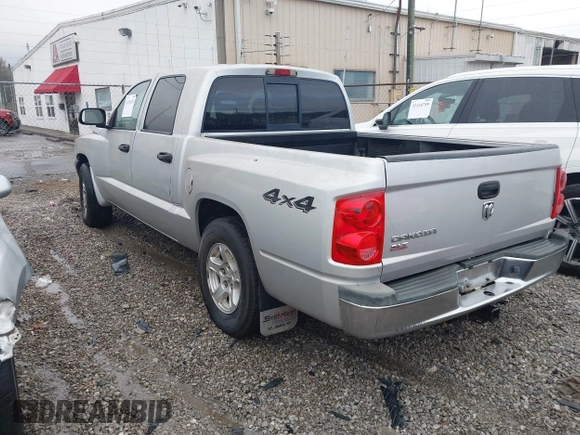 2005 Dodge Dakota SLT with VIN 1D7HW48N55S253745, listed as a IAAI auction lot 41116435 with 183,241 mi miles. Bid and sale history available at carsss.com. Image 3.