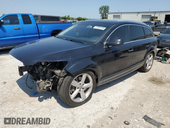 2012 Audi Q7 Prestige с VIN WA1VMAFE5CD004345, выставлен на аукционе Copart как лот 57056195 с пробегом 189 805 миль миль и Чистый • Clean title. История ставок и продаж доступна на DreamBid. Изображение 1.