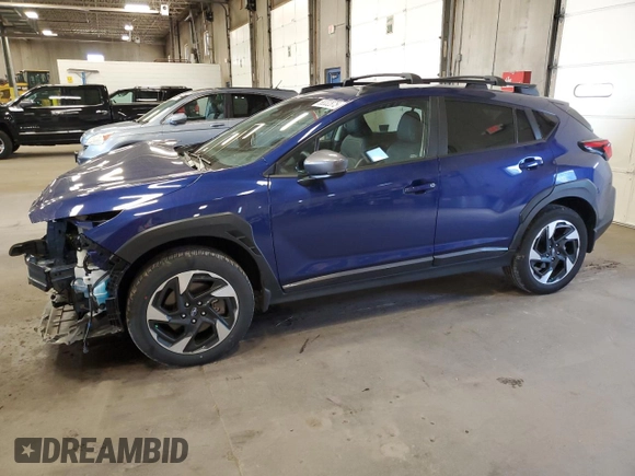2024 Subaru Crosstrek Limited с VIN 4S4GUHL68R3761349, выставлен на аукционе Copart как лот 58332875 с пробегом 25 721 миль миль и Списание • Salvage title. История ставок и продаж доступна на DreamBid. Изображение 1.