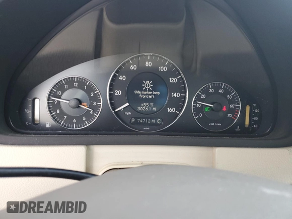 2006 Mercedes-Benz CLK 350 with VIN WDBTK56G66T060220, listed as a Copart auction lot 76300944 with 74,712 mi miles and Clean Title. Bid and sale history available at DreamBid. Image 9.
