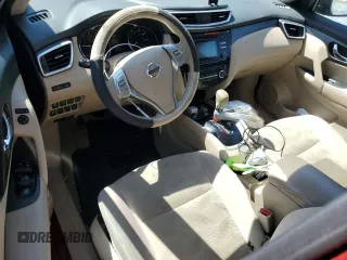 2015 Nissan Rogue SV with VIN 5N1AT2MT7FC825824, listed as a Copart auction lot 50576015 with 134,242 mi miles and Salvage Title. Bid and sale history available at carsss.com. Image 8.