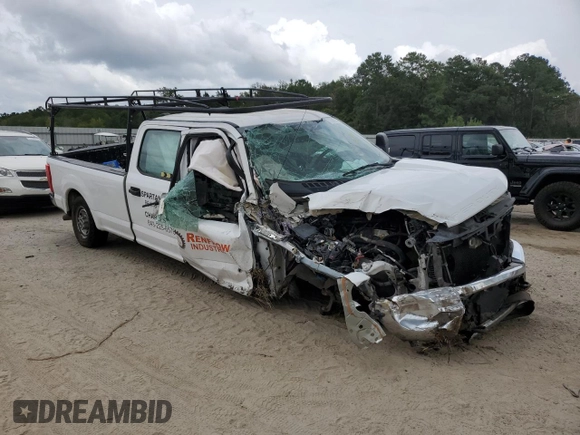 2020 Ford F-250 XL with VIN 1FT7W2A65LEE81978, listed as a Copart auction lot 70580054 with 107,563 mi miles and Salvage title. Bid and sale history available at DreamBid. Image 4.