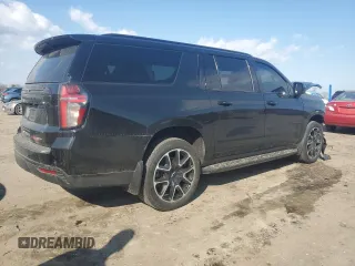 2023 Chevrolet Suburban RST with VIN 1GNSKEKD4PR226099, listed as a Copart auction lot 43629605 with 62,070 mi miles and Salvage Title. Bid and sale history available at carsss.com. Image 3.