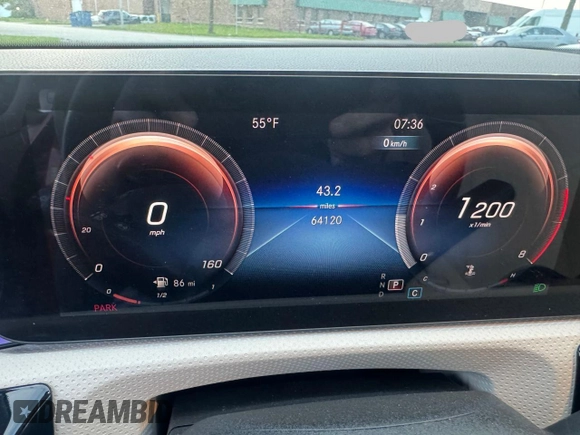 2021 Mercedes-Benz CLA 250 с VIN W1K5J4GB6MN153935, выставлен на аукционе Copart как лот 56609515 с пробегом 64 120 миль миль и Чистый • Clean title. История ставок и продаж доступна на DreamBid. Изображение 8.