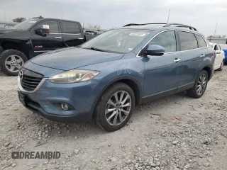 2015 Mazda CX-9 Grand Touring z VIN JM3TB2DAXF0448042, wystawiony jako Copart lot #53620085 z przebiegiem 134 386 mil mil oraz Szkoda całkowita • Salvage title. Historia ofert i sprzedaży dostępna na DreamBid. Obrazek 1.