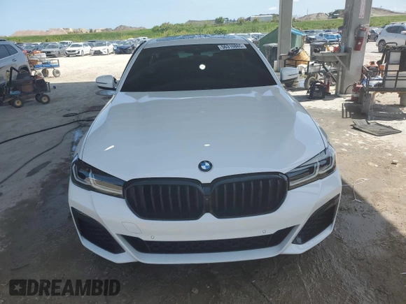 2021 BMW 5 Series 530i with VIN WBA53BH05MWX12503, listed as a Copart auction lot 56310865 with 29,509 mi miles and Salvage title. Bid and sale history available at DreamBid. Image 5.