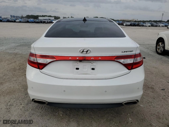 2015 Hyundai Azera Limited with VIN KMHFH4JG1FA483163, listed as a Copart auction lot 73277024 with 122,208 mi miles and Salvage Title. Bid and sale history available at carsss.com. Image 6.