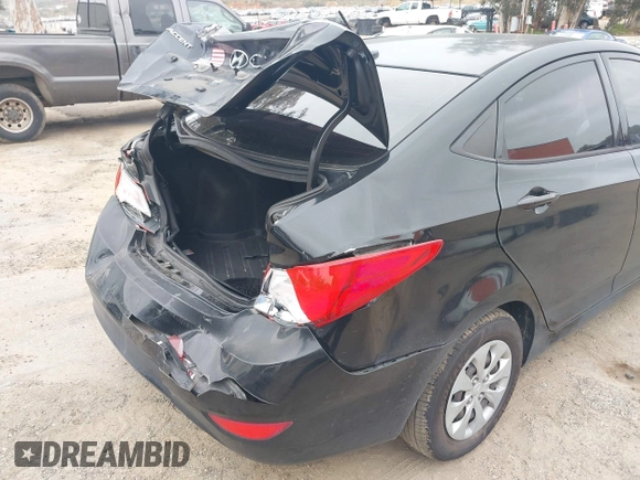 2016 Hyundai Accent SE with VIN KMHCT4AE1GU121365, listed as a IAAI auction lot 41871819 with 129,485 mi miles and . Bid and sale history available at DreamBid. Image 12.