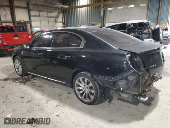2013 Lincoln MKS with VIN 1LNHL9DK6DG606079, listed as a Copart auction lot 87322174 with 133,383 mi miles and Salvage Title. Bid and sale history available at DreamBid. Image 2.