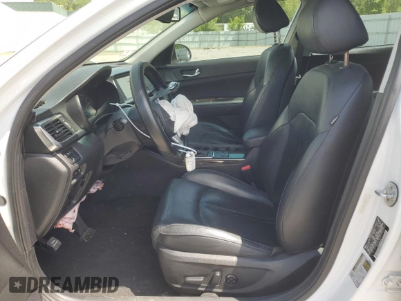 2017 Kia Optima EX with VIN 5XXGU4L36HG169692, listed as a Copart auction lot 57437784 with 87,743 mi miles and Salvage Title. Bid and sale history available at carsss.com. Image 7.