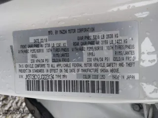 2018 Mazda CX-9 Touring with VIN JM3TCBCY2J0223134, listed as a IAAI auction lot 41492862 with 118,031 mi miles. Bid and sale history available at carsss.com. Image 9.
