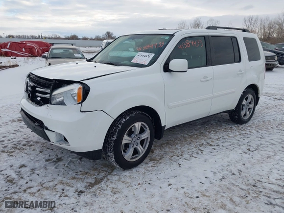 2014 Honda Pilot EX-L with VIN 5FNYF4H52EB028447, listed as a IAAI auction lot 41384433 with 117,677 mi miles. Bid and sale history available at carsss.com. Image 19.