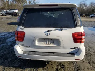2002 Toyota Sequoia Limited with VIN 5TDZT38A02S061636, listed as a Copart auction lot 43022645 with 291,214 mi miles and Salvage Title. Bid and sale history available at carsss.com. Image 6.