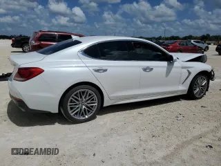2020 Genesis G70 2.0T with VIN KMTG64LA6LU062428, listed as a Copart auction lot 70580194 with 43,226 mi miles and Non Repairable. Bid and sale history available at carsss.com. Image 3.