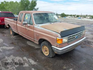 1989 Ford F-150 with VIN 1FTEX14Y1KKA59105, listed as a IAAI auction lot 42649376 with 50,869 mi miles and . Bid and sale history available at DreamBid. Image 1.