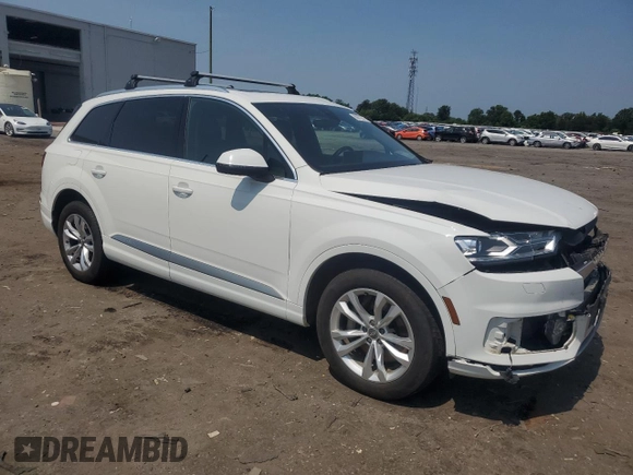 2018 Audi Q7 Premium with VIN WA1AAAF72JD053945, listed as a Copart auction lot 60673375 with 190,963 mi miles and Salvage title. Bid and sale history available at DreamBid. Image 4.