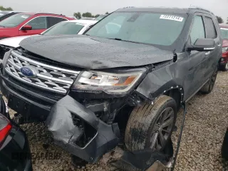 2018 Ford Explorer Limited with VIN 1FM5K8FH8JGC25847, listed as a Copart auction lot 72271214 with 95,184 mi miles and Salvage Title. Bid and sale history available at carsss.com. Image 1.