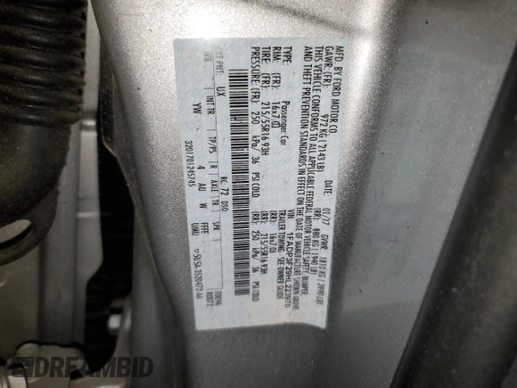 2017 Ford Focus SE with VIN 1FADP3F29HL223970, listed as a Copart auction lot 66022345 with 104,601 mi miles and Clean title. Bid and sale history available at DreamBid. Image 12.