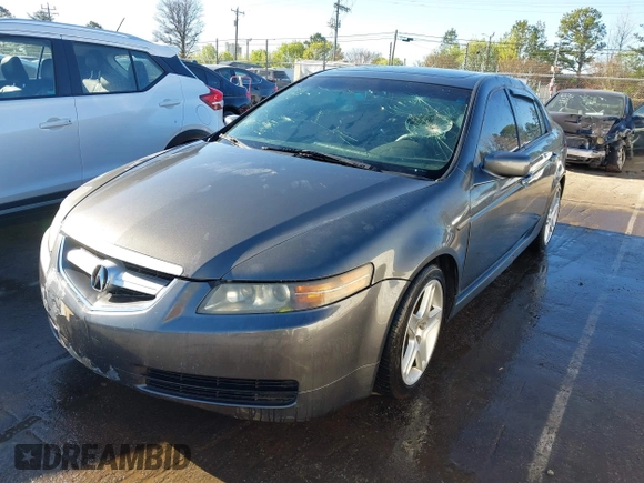 2005 Acura TL with VIN 19UUA662X5A050563, listed as a IAAI auction lot 41817787 with 244,739 mi miles. Bid and sale history available at carsss.com. Image 17.