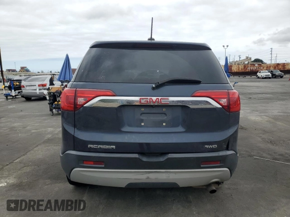 2018 GMC Acadia SLE with VIN 1GKKNRLA2JZ219465, listed as a Copart auction lot 55831755 with 157,168 mi miles and Salvage title. Bid and sale history available at DreamBid. Image 6.