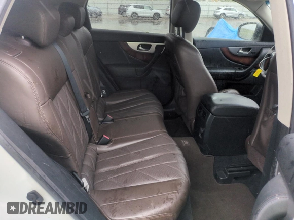 2012 Infiniti FX with VIN JN8BS1MW0CM180251, listed as a Copart auction lot 54678185 with 58,346 mi miles and Salvage Title. Bid and sale history available at DreamBid. Image 11.