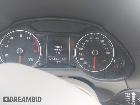 2015 Audi Q5 Premium with VIN WA1CFAFP3FA092157, listed as a IAAI auction lot 41229348 with 134,269 mi miles. Bid and sale history available at carsss.com. Image 7.