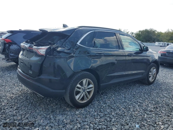 2015 Ford Edge SEL with VIN 2FMTK3J90FBC16200, listed as a Copart auction lot 49258645 with 53,296 mi miles and Salvage Title. Bid and sale history available at carsss.com. Image 3.