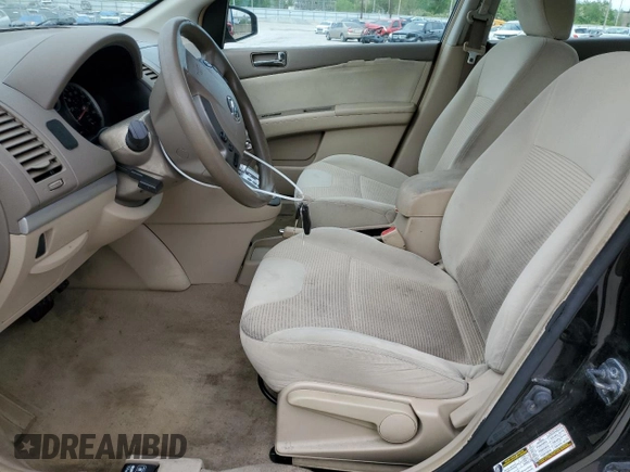 2010 Nissan Sentra SR with VIN 3N1AB6AP8AL619157, listed as a Copart auction lot 55132345 with 136,011 mi miles and Salvage Title. Bid and sale history available at DreamBid. Image 7.