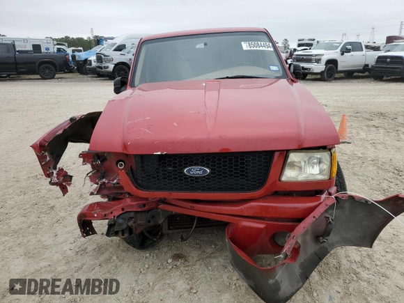 2002 Ford Ranger XL with VIN 1FTYR14U82TA53820, listed as a Copart auction lot 85084494 with 212,101 mi miles and Salvage Title. Bid and sale history available at carsss.com. Image 5.