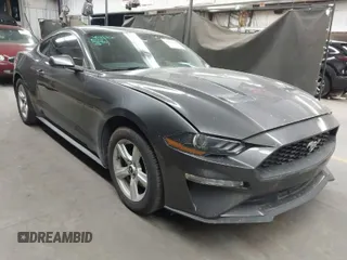 2018 Ford Mustang EcoBoost with VIN 1FA6P8TH7J5159405, listed as a IAAI auction lot 41688840 with 83,585 mi miles and . Bid and sale history available at carsss.com. Image 1.