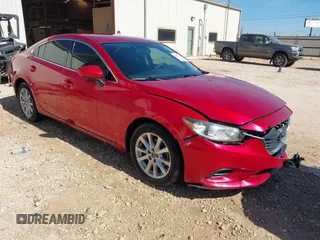 2015 Mazda Mazda6 i Sport with VIN JM1GJ1U50F1207904, listed as a IAAI auction lot 41627113 with 210,376 mi miles. Bid and sale history available at carsss.com. Image 1.