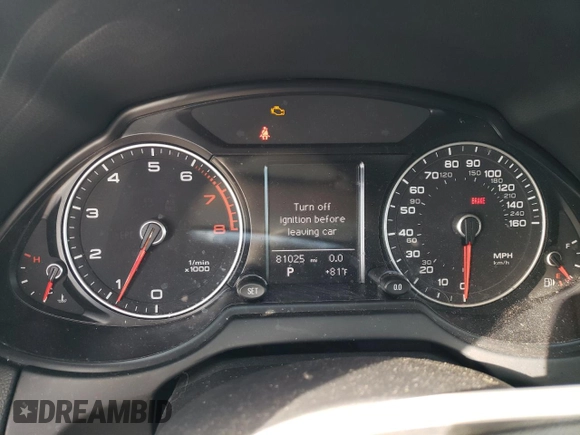 2017 Audi Q5 Premium with VIN WA1C2AFP9HA081470, listed as a Copart auction lot 54559155 with 81,025 mi miles and Salvage title. Bid and sale history available at DreamBid. Image 9.