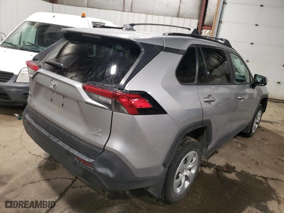 2019 Toyota RAV4 LE with VIN 2T3G1RFV7KC053703, listed as a Copart auction lot 80977994 with 51,028 mi miles and Salvage Title. Bid and sale history available at carsss.com. Image 3.
