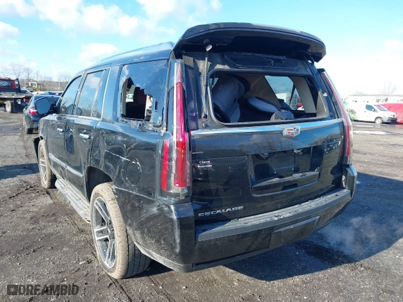 2019 Cadillac Escalade Luxury with VIN 1GYS4BKJ5KR354572, listed as a IAAI auction lot 41071039 with 98,256 mi miles. Bid and sale history available at carsss.com. Image 17.