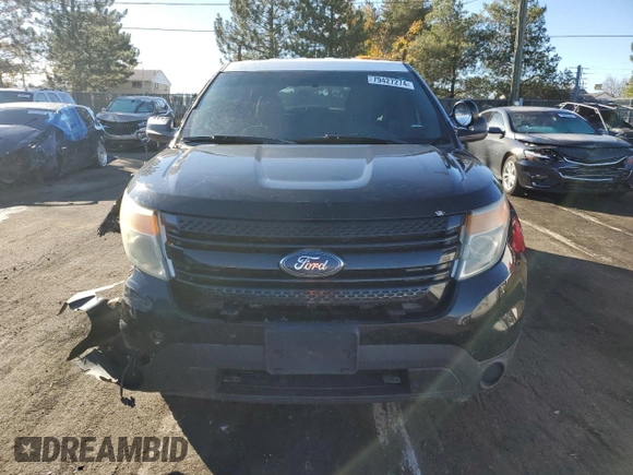 2013 Ford Utility Police Interceptor with VIN 1FM5K8AR9DGC11010, listed as a Copart auction lot 79427274 with 156,608 mi miles and Salvage Title. Bid and sale history available at carsss.com. Image 5.
