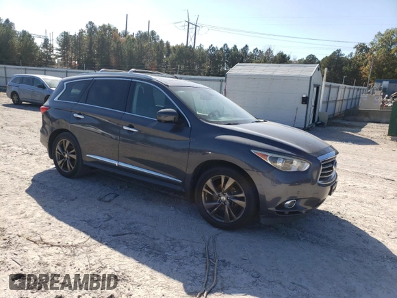 2013 Infiniti JX35 with VIN 5N1AL0MM1DC303488, listed as a Copart auction lot 78674144 with 173,200 mi miles and Salvage Title. Bid and sale history available at carsss.com. Image 4.