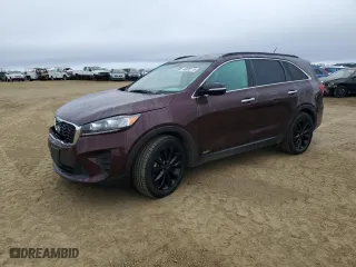 2019 Kia Sorento S V6 with VIN 5XYPGDA53KG588369, listed as a Copart auction lot 46630115 with 71,118 mi miles and Salvage Title. Bid and sale history available at carsss.com. Image 1.