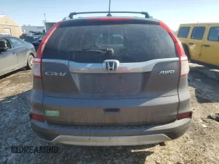 2015 Honda CR-V EX-L with VIN 2HKRM4H73FH705696, listed as a Copart auction lot 45894485 with 125,385 mi miles and Salvage Title. Bid and sale history available at carsss.com. Image 6.