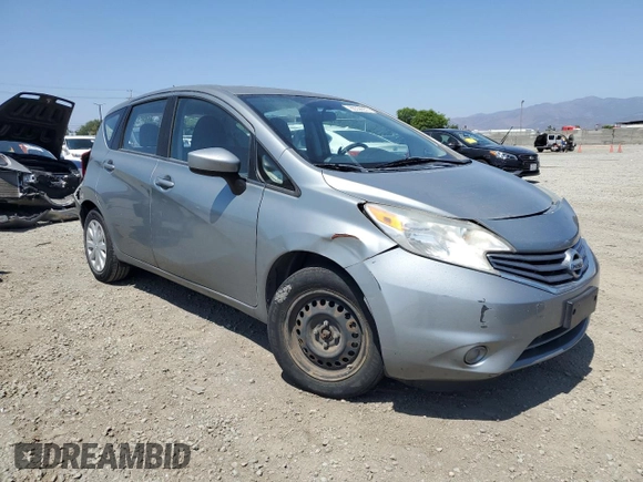 2015 Nissan Note SR with VIN 3N1CE2CP9FL418008, listed as a Copart auction lot 60336955 with 104,190 mi miles and Salvage title. Bid and sale history available at DreamBid. Image 4.