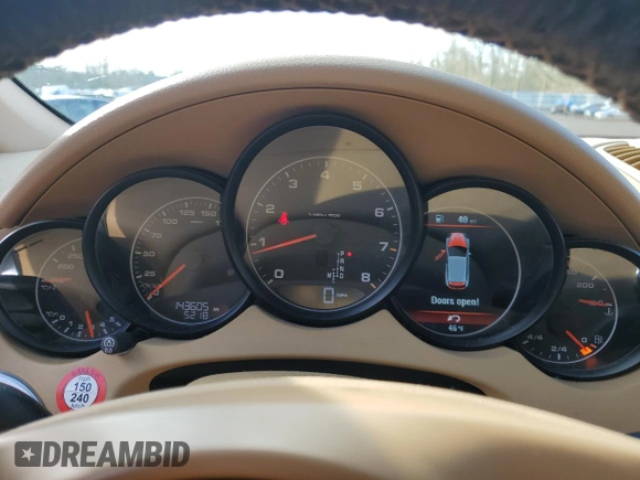 2012 Porsche Cayenne with VIN WP1AA2A20CLA02006, listed as a Copart auction lot 49129885 with 143,605 mi miles and Salvage title. Bid and sale history available at DreamBid. Image 9.