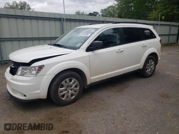 2020 Dodge Journey SE Value with VIN 3C4PDCAB6LT207097, listed as a Copart auction lot 51216705 with 140,724 mi miles and Salvage Title. Bid and sale history available at carsss.com. Image 1.