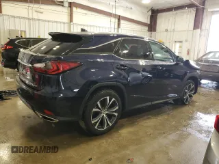 2022 Lexus RX with VIN 2T2HZMDA9NC315858, listed as a Copart auction lot 50645455 with 36,665 mi miles and Salvage Title. Bid and sale history available at carsss.com. Image 3.