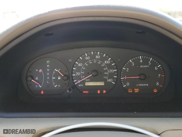 2000 Toyota Camry Solara SE with VIN 2T1CF28P0YC310353, listed as a Copart auction lot 48112195 with 128,128 mi miles and Clean Title. Bid and sale history available at carsss.com. Image 9.