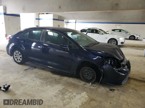 2024 Toyota Corolla LE with VIN 5YFB4MDE8RP097669, listed as a Copart auction lot 61068005 with 17,637 mi miles and Clean title. Bid and sale history available at DreamBid. Image 4.