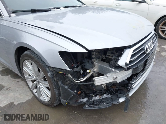 2019 Audi A6 Premium Plus with VIN WAUE8AF23KN119855, listed as a IAAI auction lot 41552717 with 43,677 mi miles. Bid and sale history available at carsss.com. Image 6.