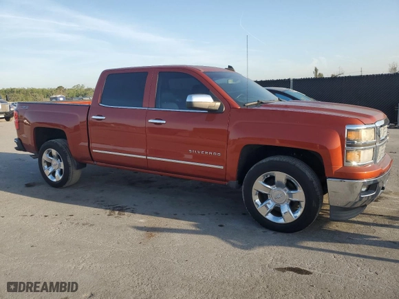 2015 Chevrolet Silverado 1500 LTZ with VIN 3GCPCSEC5FG175143, listed as a Copart auction lot 54593095 with 59,978 mi miles and Clean Title. Bid and sale history available at carsss.com. Image 4.