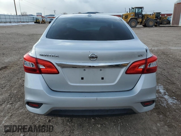 2017 Nissan Sentra S with VIN 3N1AB7AP0HY312701, listed as a Copart auction lot 83956614 with 189,954 mi miles and Salvage Title. Bid and sale history available at DreamBid. Image 6.