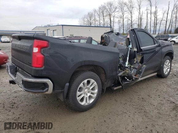 2024 Chevrolet Silverado 1500 LTZ with VIN 1GCUDGE85RZ334062, listed as a Copart auction lot 82443594 with Not Provided miles and Salvage Title. Bid and sale history available at DreamBid. Image 3.